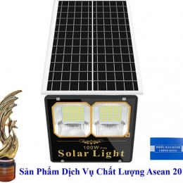 Đèn Năng Lượng Mặt Trời 100W Pin Rời
